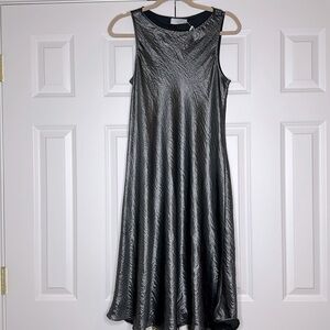 Lola & Sophie Metallic Tank Dress Sz S